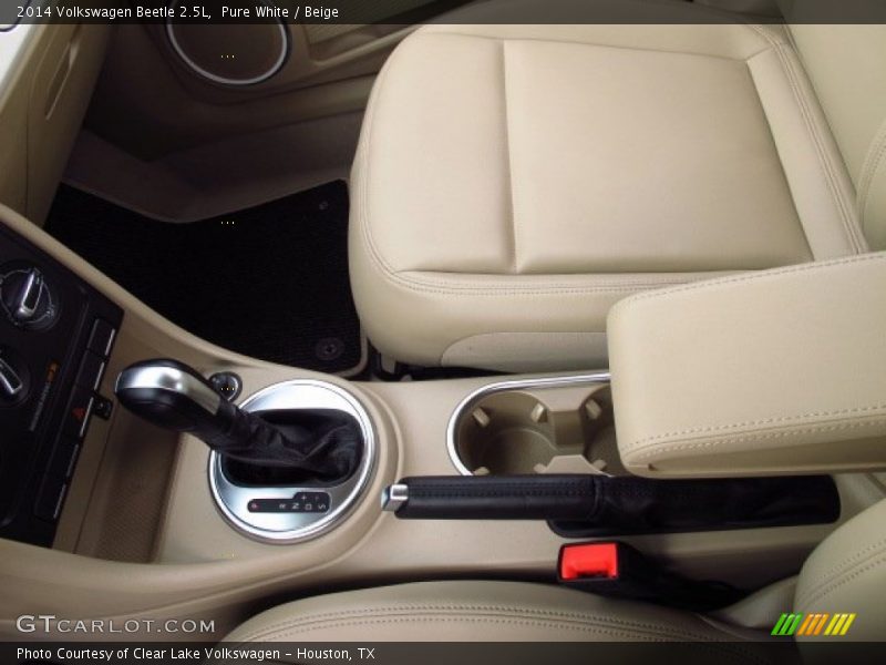 Pure White / Beige 2014 Volkswagen Beetle 2.5L