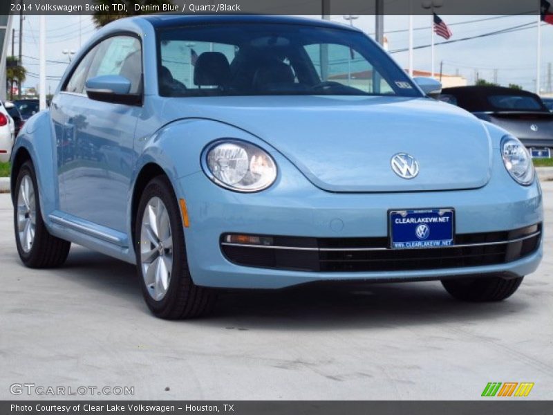 Denim Blue / Quartz/Black 2014 Volkswagen Beetle TDI