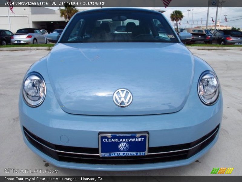 Denim Blue / Quartz/Black 2014 Volkswagen Beetle TDI