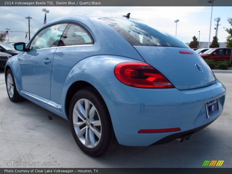 Denim Blue / Quartz/Black 2014 Volkswagen Beetle TDI