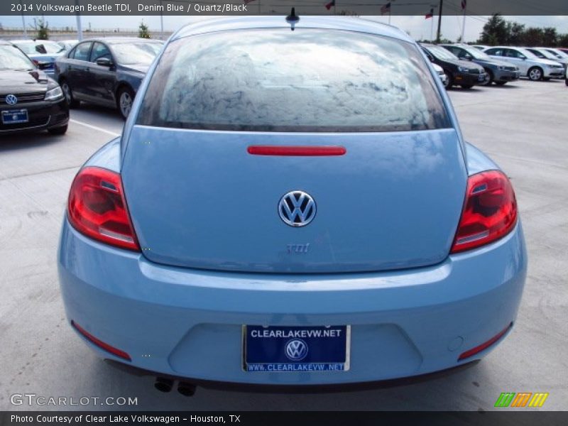 Denim Blue / Quartz/Black 2014 Volkswagen Beetle TDI
