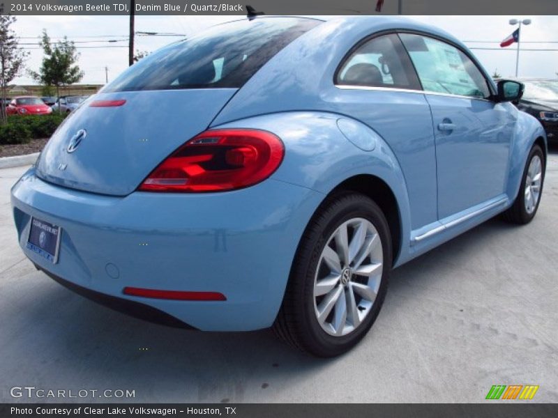 Denim Blue / Quartz/Black 2014 Volkswagen Beetle TDI