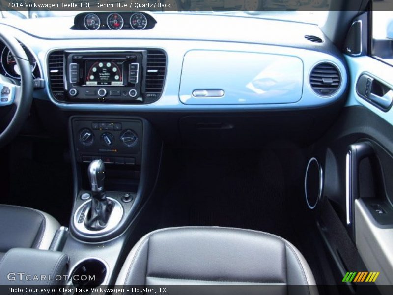Denim Blue / Quartz/Black 2014 Volkswagen Beetle TDI