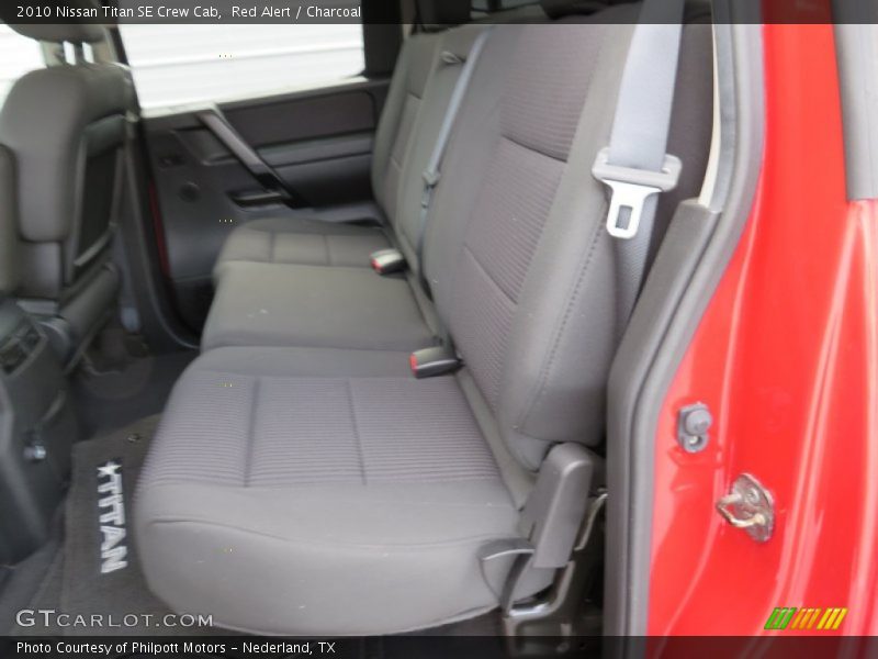 Red Alert / Charcoal 2010 Nissan Titan SE Crew Cab
