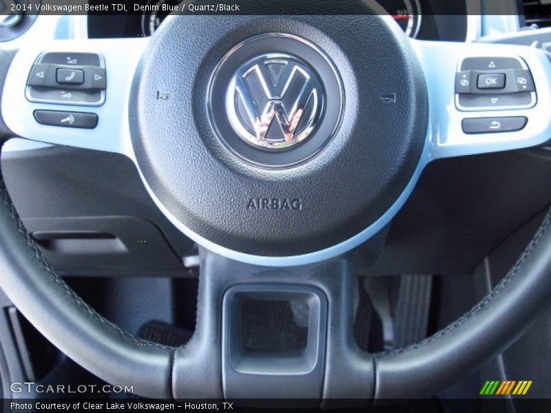 Denim Blue / Quartz/Black 2014 Volkswagen Beetle TDI