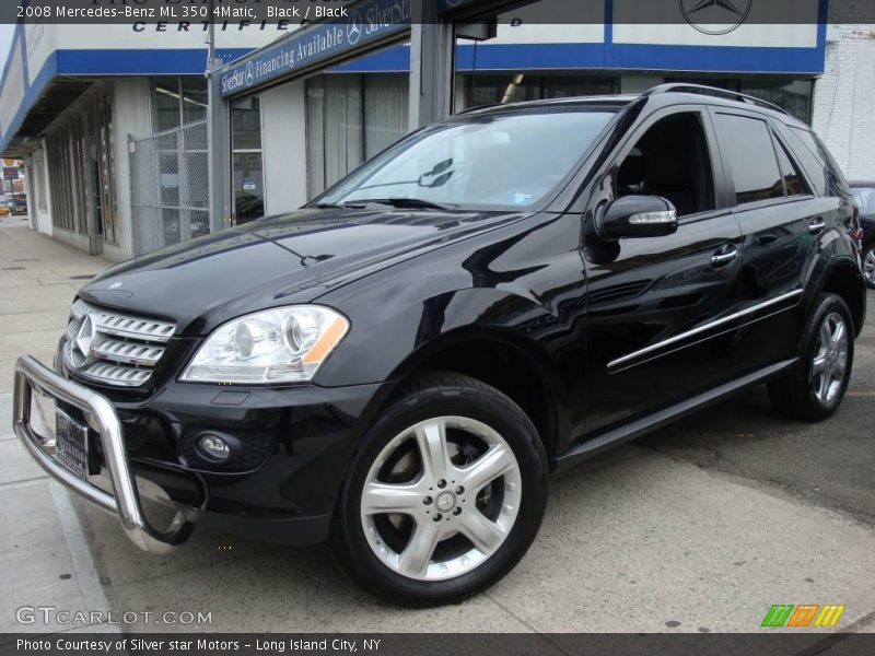 Black / Black 2008 Mercedes-Benz ML 350 4Matic