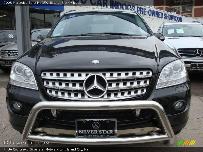 Black / Black 2008 Mercedes-Benz ML 350 4Matic