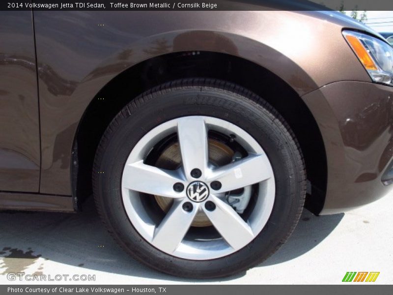 Toffee Brown Metallic / Cornsilk Beige 2014 Volkswagen Jetta TDI Sedan