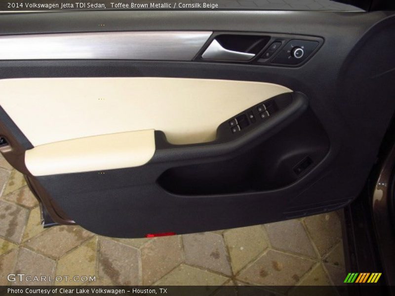 Toffee Brown Metallic / Cornsilk Beige 2014 Volkswagen Jetta TDI Sedan