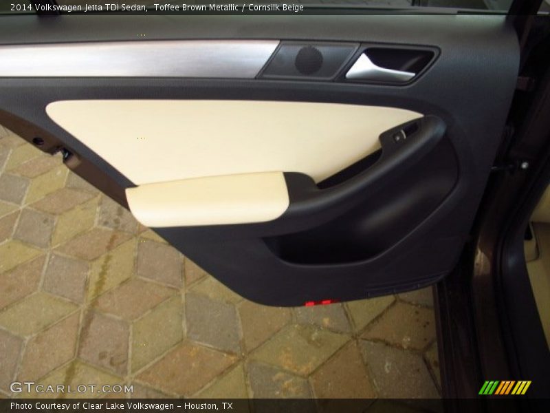 Toffee Brown Metallic / Cornsilk Beige 2014 Volkswagen Jetta TDI Sedan