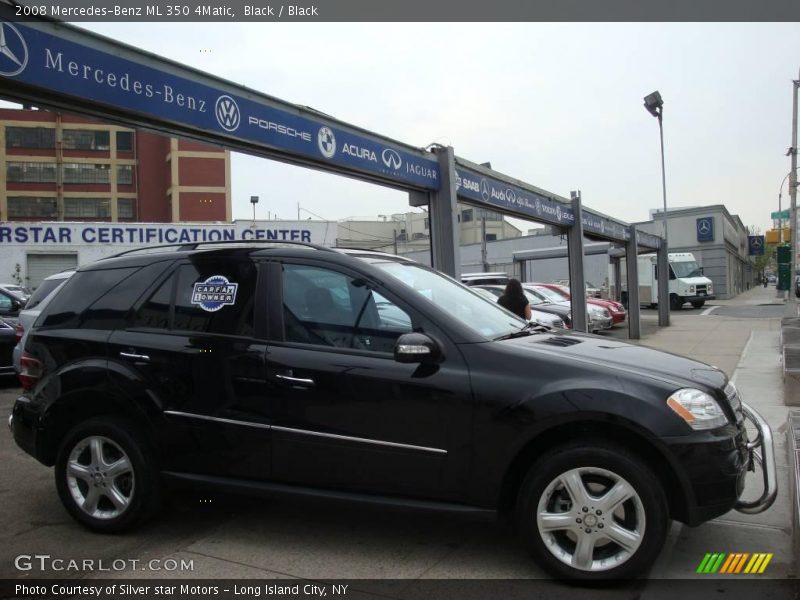 Black / Black 2008 Mercedes-Benz ML 350 4Matic