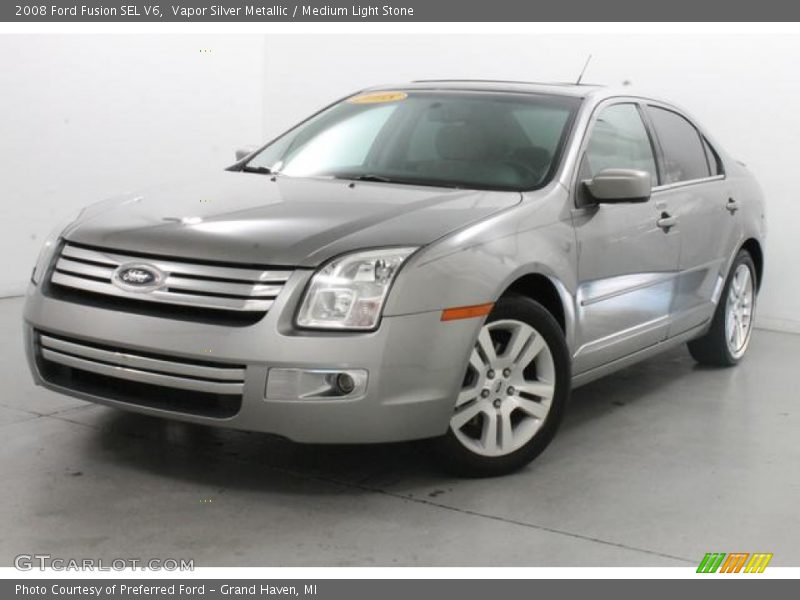Vapor Silver Metallic / Medium Light Stone 2008 Ford Fusion SEL V6