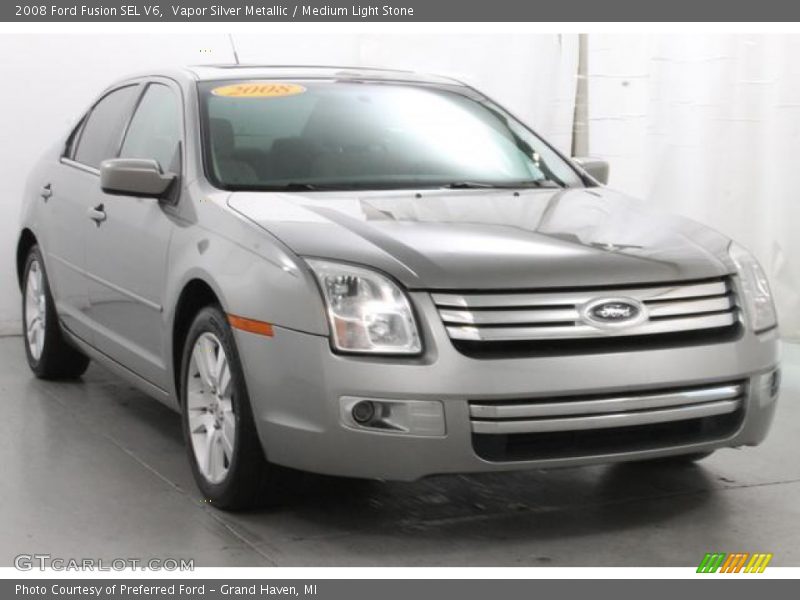 Vapor Silver Metallic / Medium Light Stone 2008 Ford Fusion SEL V6