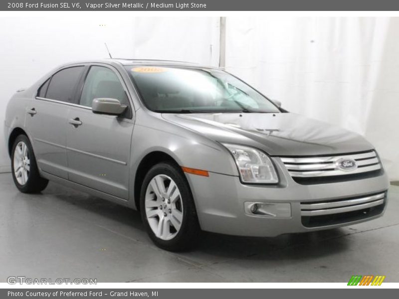 Vapor Silver Metallic / Medium Light Stone 2008 Ford Fusion SEL V6