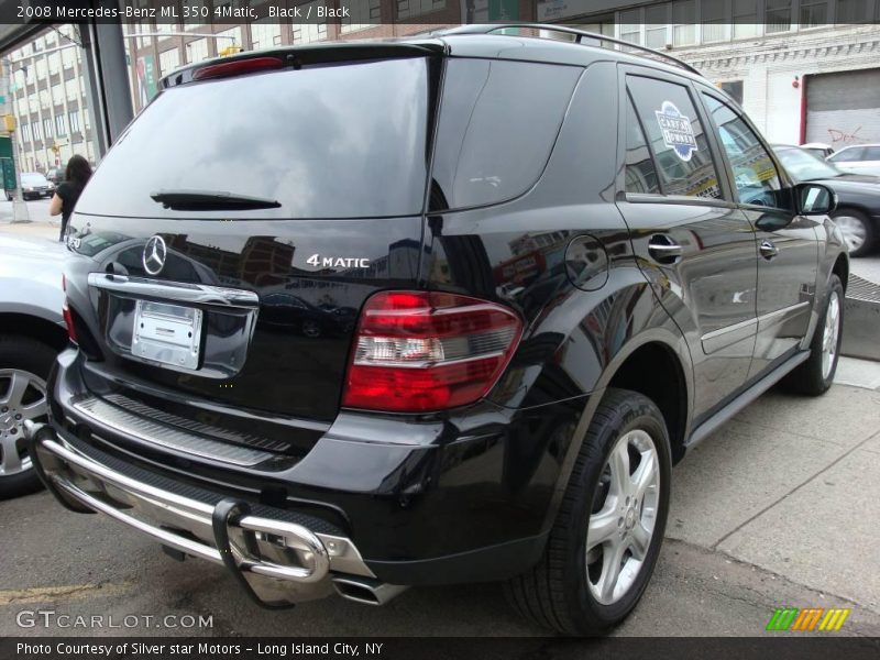 Black / Black 2008 Mercedes-Benz ML 350 4Matic