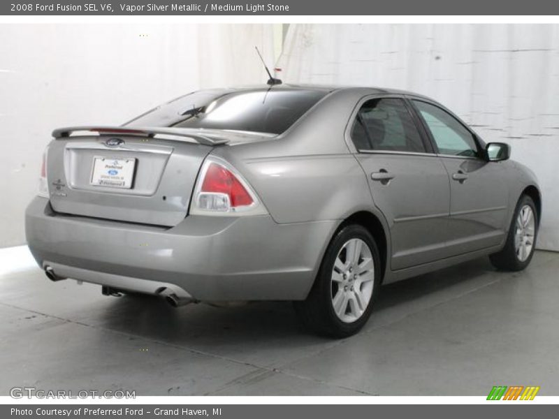 Vapor Silver Metallic / Medium Light Stone 2008 Ford Fusion SEL V6