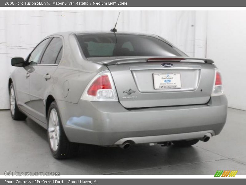 Vapor Silver Metallic / Medium Light Stone 2008 Ford Fusion SEL V6