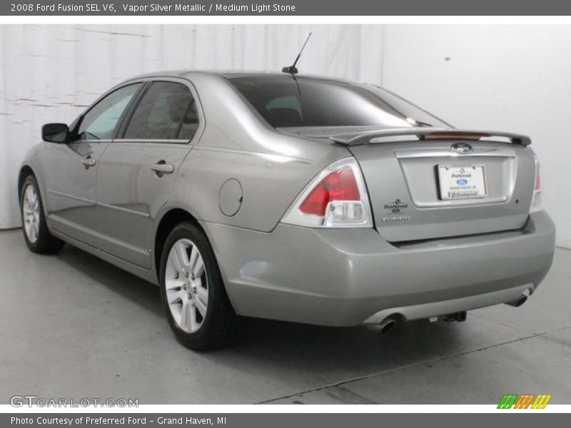 Vapor Silver Metallic / Medium Light Stone 2008 Ford Fusion SEL V6