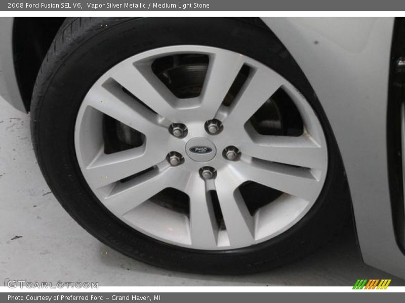 Vapor Silver Metallic / Medium Light Stone 2008 Ford Fusion SEL V6