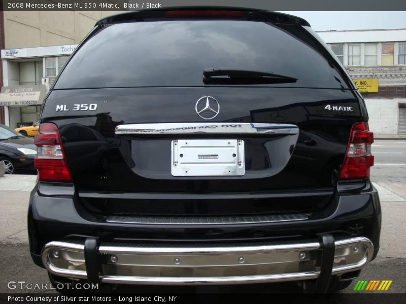 Black / Black 2008 Mercedes-Benz ML 350 4Matic