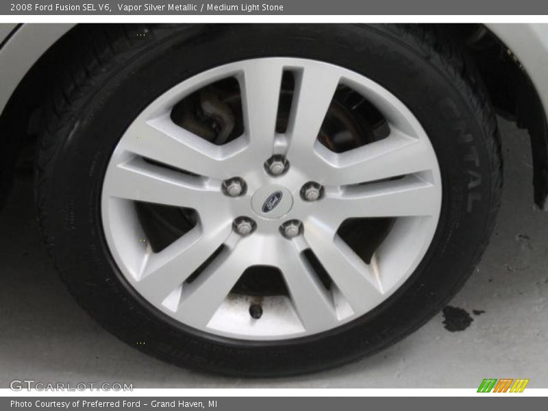 Vapor Silver Metallic / Medium Light Stone 2008 Ford Fusion SEL V6