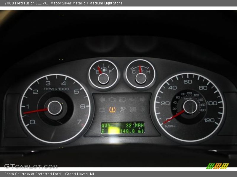 Vapor Silver Metallic / Medium Light Stone 2008 Ford Fusion SEL V6