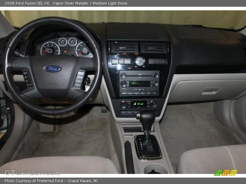 Vapor Silver Metallic / Medium Light Stone 2008 Ford Fusion SEL V6