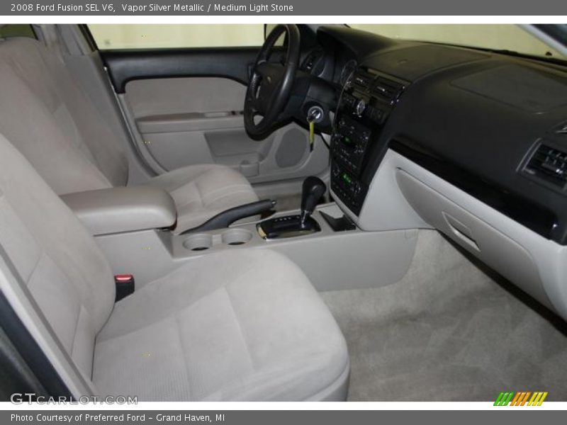 Vapor Silver Metallic / Medium Light Stone 2008 Ford Fusion SEL V6