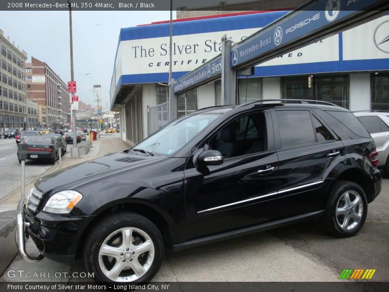 Black / Black 2008 Mercedes-Benz ML 350 4Matic