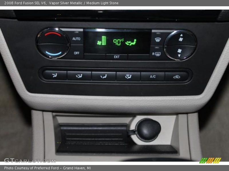 Vapor Silver Metallic / Medium Light Stone 2008 Ford Fusion SEL V6