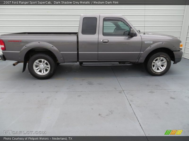 Dark Shadow Grey Metallic / Medium Dark Flint 2007 Ford Ranger Sport SuperCab
