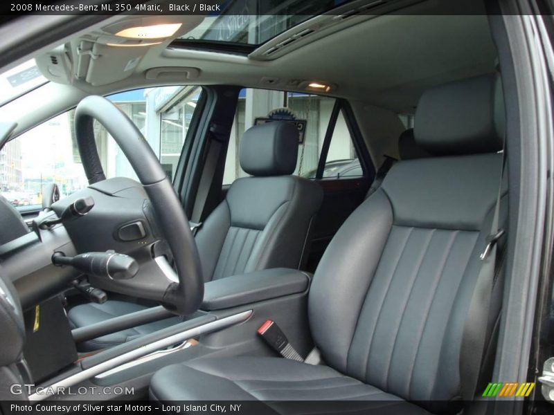 Black / Black 2008 Mercedes-Benz ML 350 4Matic