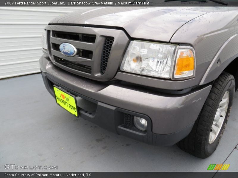 Dark Shadow Grey Metallic / Medium Dark Flint 2007 Ford Ranger Sport SuperCab
