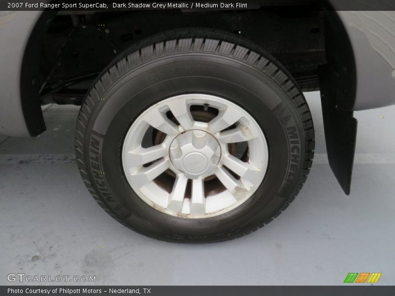 Dark Shadow Grey Metallic / Medium Dark Flint 2007 Ford Ranger Sport SuperCab