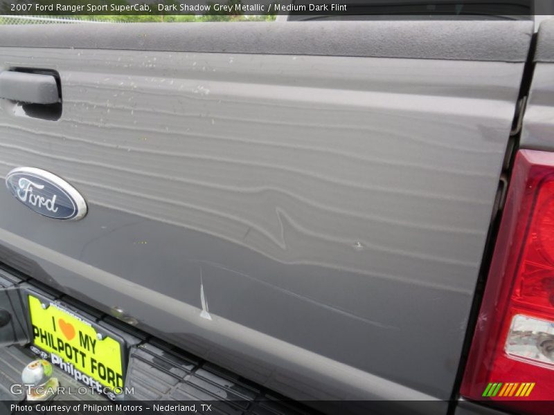 Dark Shadow Grey Metallic / Medium Dark Flint 2007 Ford Ranger Sport SuperCab