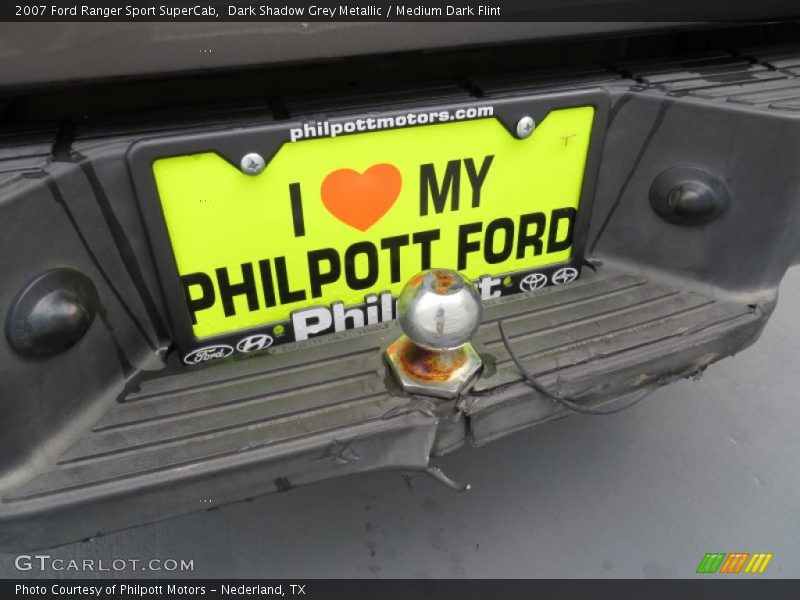 Dark Shadow Grey Metallic / Medium Dark Flint 2007 Ford Ranger Sport SuperCab