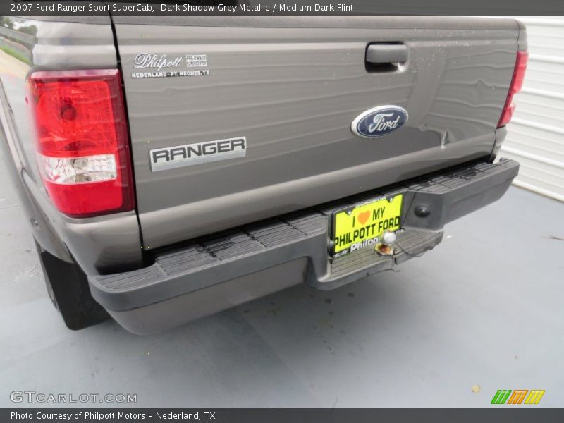 Dark Shadow Grey Metallic / Medium Dark Flint 2007 Ford Ranger Sport SuperCab