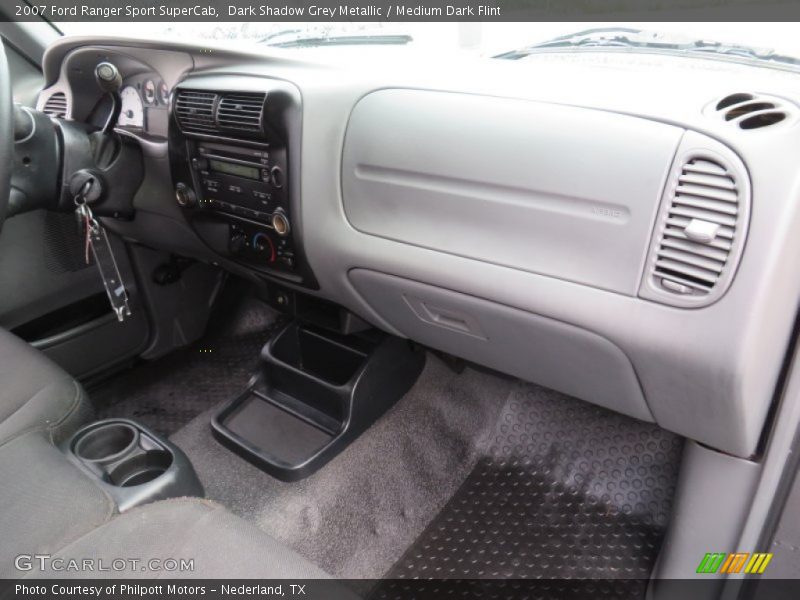 Dark Shadow Grey Metallic / Medium Dark Flint 2007 Ford Ranger Sport SuperCab