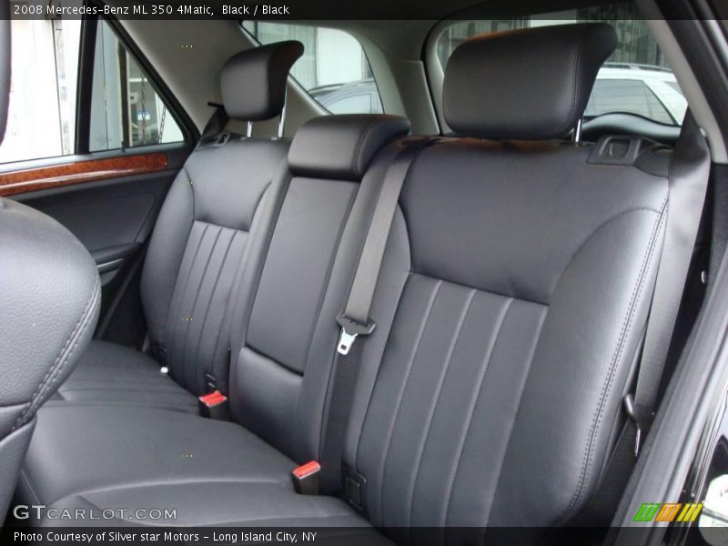 Black / Black 2008 Mercedes-Benz ML 350 4Matic