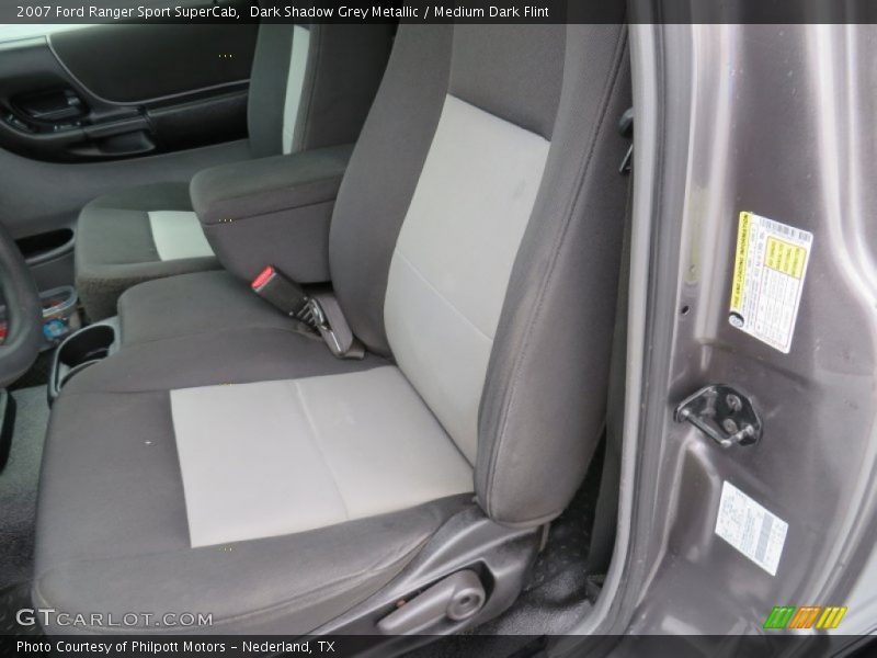 Dark Shadow Grey Metallic / Medium Dark Flint 2007 Ford Ranger Sport SuperCab