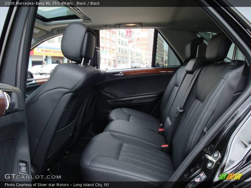 Black / Black 2008 Mercedes-Benz ML 350 4Matic
