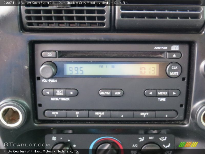 Dark Shadow Grey Metallic / Medium Dark Flint 2007 Ford Ranger Sport SuperCab