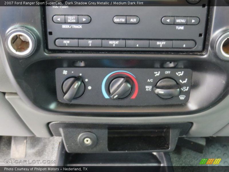 Dark Shadow Grey Metallic / Medium Dark Flint 2007 Ford Ranger Sport SuperCab