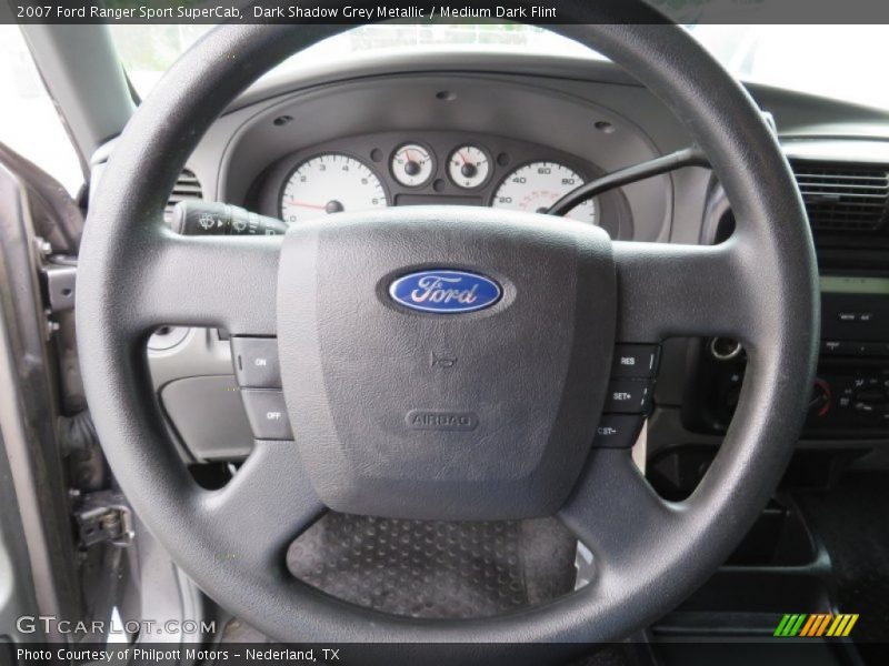 Dark Shadow Grey Metallic / Medium Dark Flint 2007 Ford Ranger Sport SuperCab