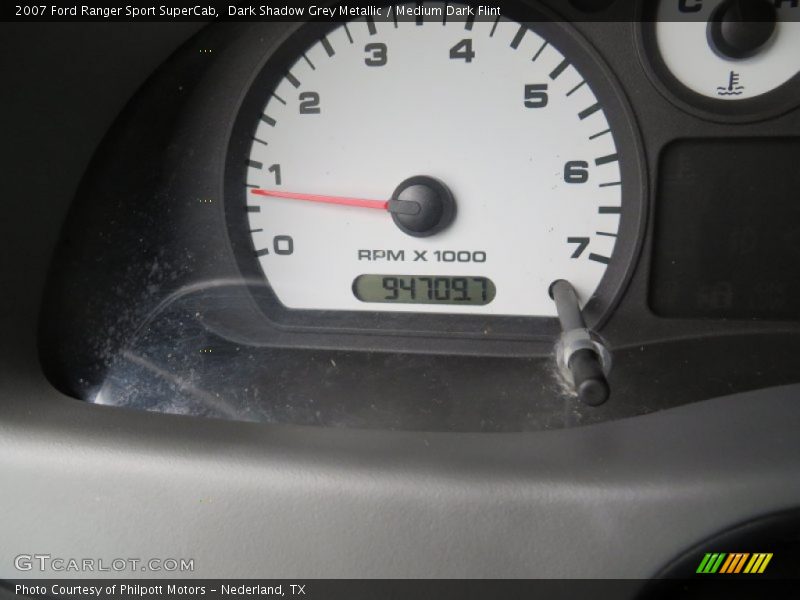 Dark Shadow Grey Metallic / Medium Dark Flint 2007 Ford Ranger Sport SuperCab