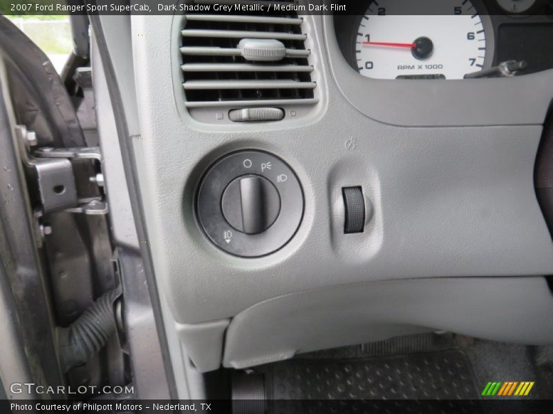 Dark Shadow Grey Metallic / Medium Dark Flint 2007 Ford Ranger Sport SuperCab