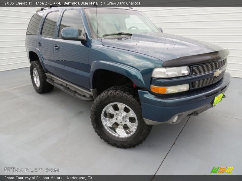 Bermuda Blue Metallic / Gray/Dark Charcoal 2005 Chevrolet Tahoe Z71 4x4