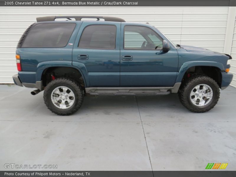 Bermuda Blue Metallic / Gray/Dark Charcoal 2005 Chevrolet Tahoe Z71 4x4