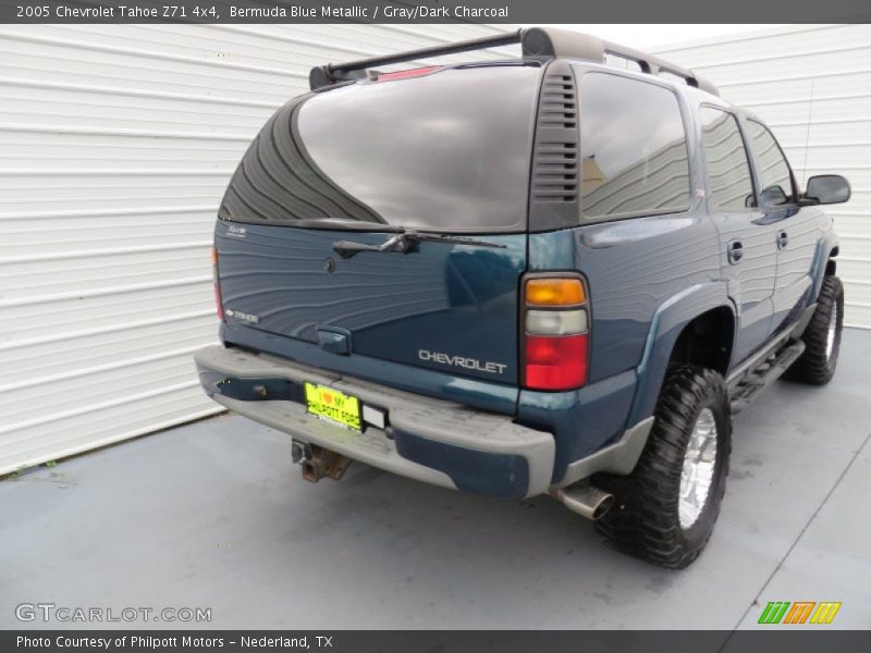 Bermuda Blue Metallic / Gray/Dark Charcoal 2005 Chevrolet Tahoe Z71 4x4