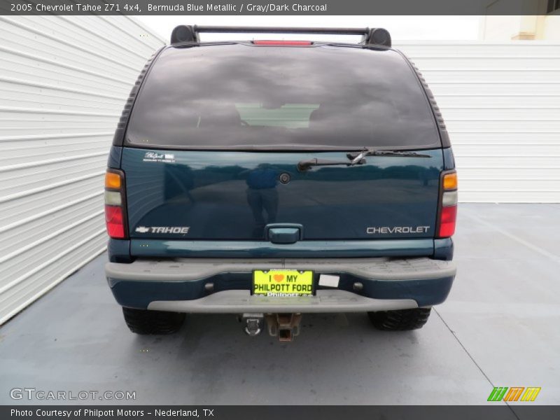 Bermuda Blue Metallic / Gray/Dark Charcoal 2005 Chevrolet Tahoe Z71 4x4
